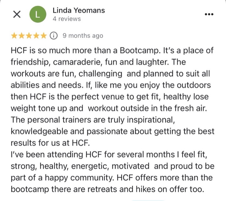 HCF / Hudson's Core Fitness member review 3