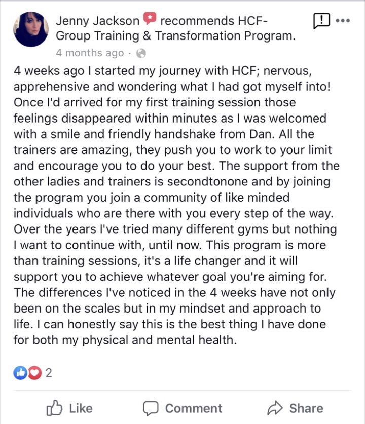 HCF / Hudson's Core Fitness member review 7